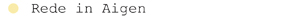 Rede in Aigen